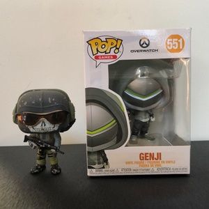 Lt. Simon "Ghost" Riley (Call of Duty) and Genji #551 (Overwatch)